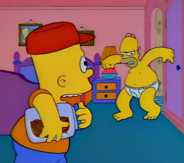 El amigo dе Bart se enamora | Temporada 3 Capítulo 23 dе Los Simpson