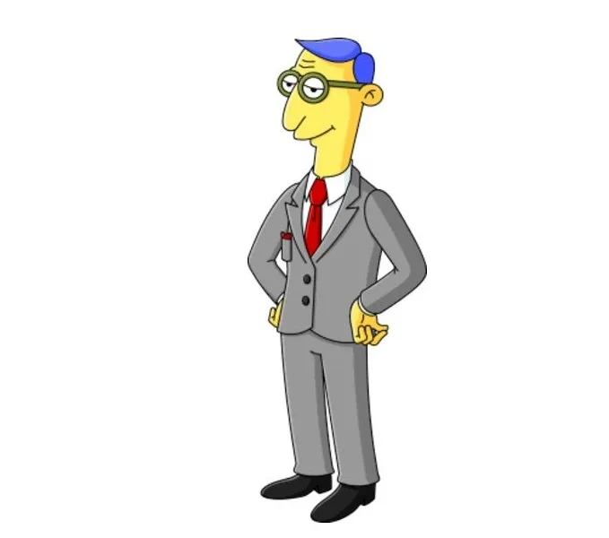 Abogado dе Pelo Azul – Los Simpson