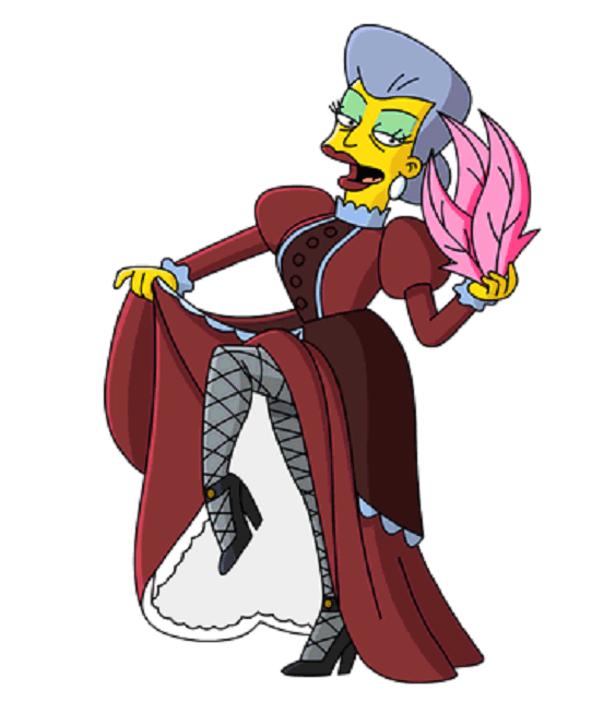 Personaje Belle - Los Simpson