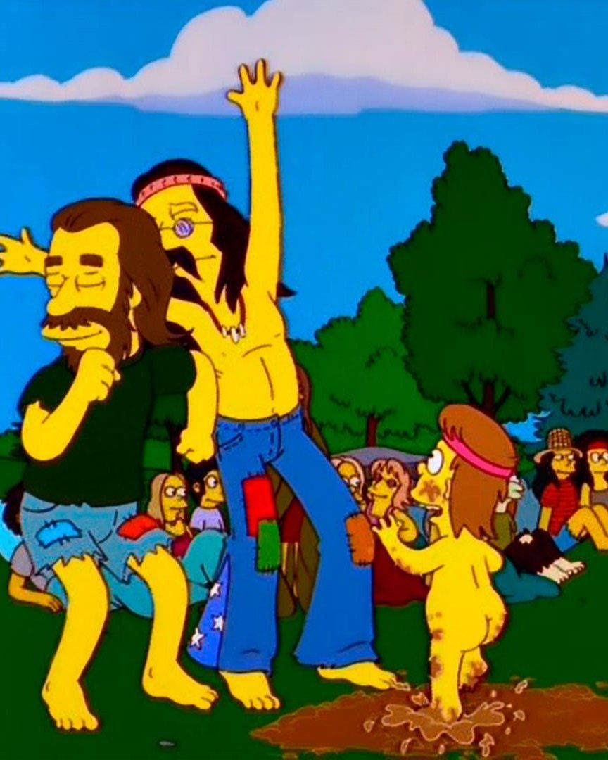 Hippie – Los Simpson