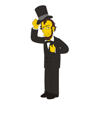 Presidente Abraham Lincoln – Los Simpson