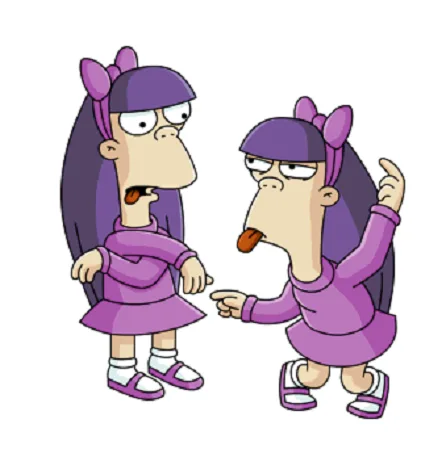 Sherri γ Terri – Los Simpson